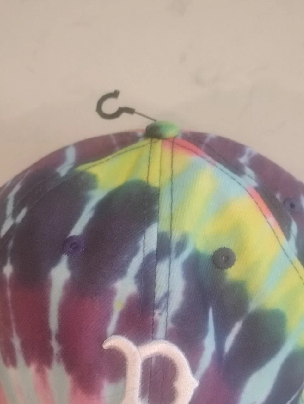 New Era Multicolor Tie-Dye Boston 'B' Cap